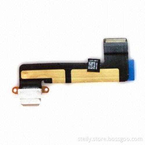 Original Dock Connector Charging Port Flex Cable for iPad Mini, Black and White with LCD Display